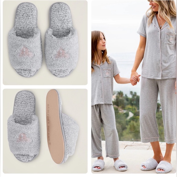 Barefoot Dreams CozyChic® Disney Princess Youth Slipper-Cinderella Set - Picture 1 of 6